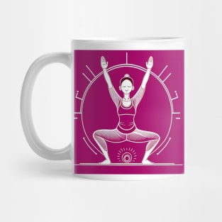 yoga health fitness and motivation Mug